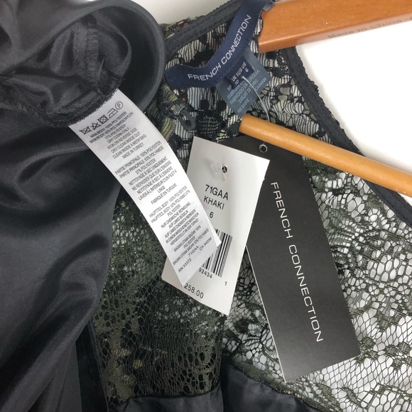 French Connection Molly Lace Fit & Flare Dress - Size 6 - Picture 15 of 16